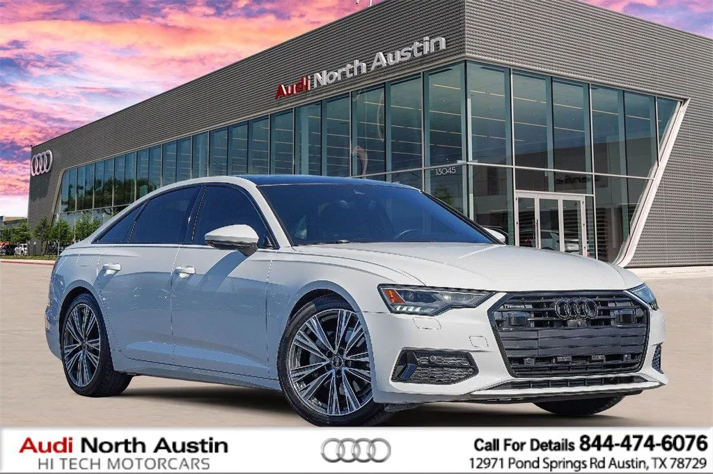 White 2023 Audi A6 Sedan Premium for sale in Austin, TX