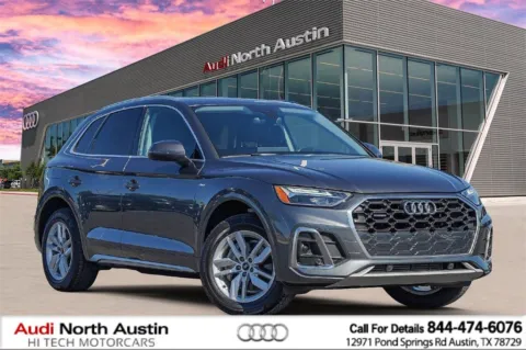 Gray 2022 Audi Q5 S line Premium for sale in Austin, TX