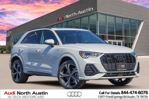 White 2023 Audi Q3 S line Premium Plus for sale in Austin, TX