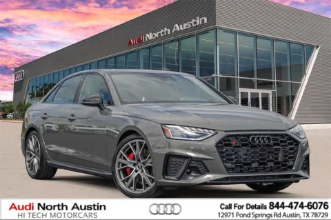 Gray 2023 Audi S4 Sedan Premium Plus for sale in Austin, TX