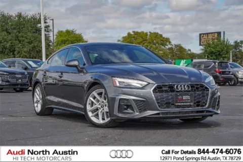 Gray 2023 Audi A5 Sportback S line Premium Plus for sale in Austin, TX