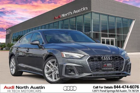 Gray 2023 Audi A5 Sportback S line Premium Plus for sale in Austin, TX