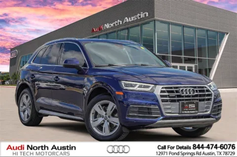Blue 2018 Audi Q5 Premium Plus for sale in Austin, TX