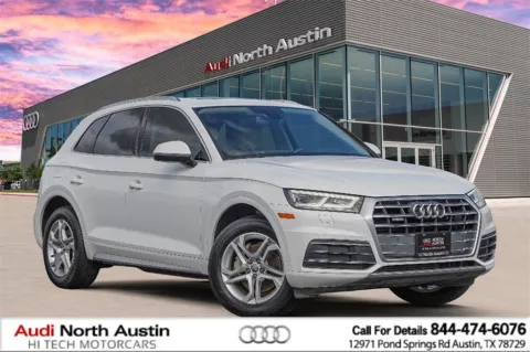 White 2018 Audi Q5 Tech Premium Plus for sale in Austin, TX