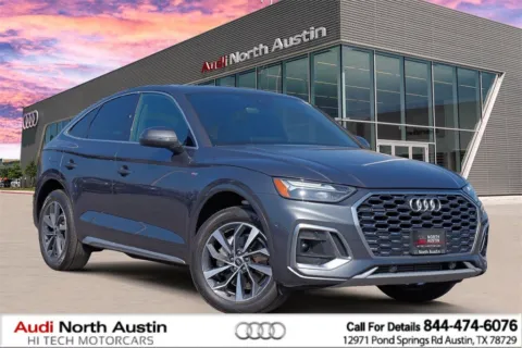 Gray 2023 Audi Q5 Sportback S line Premium Plus for sale in Austin, TX