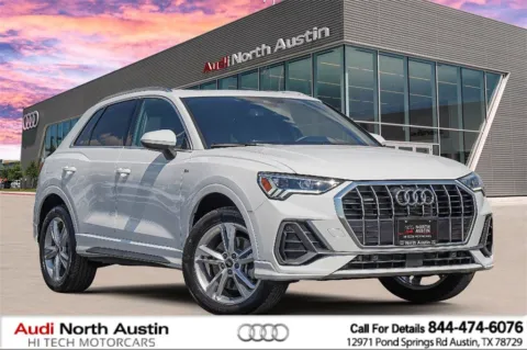 White 2024 Audi Q3 S line Premium Plus for sale in Austin, TX