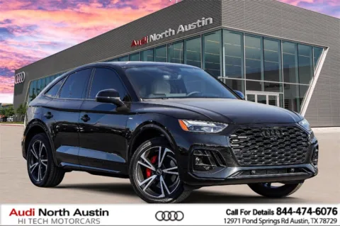 Black 2025 Audi Q5 Sportback S line Premium Plus for sale in Austin, TX