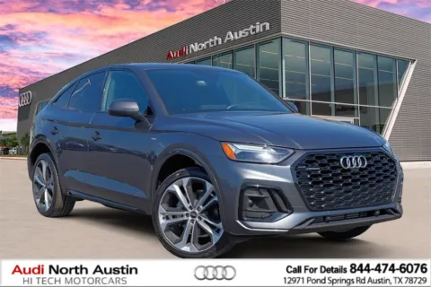 Gray 2023 Audi Q5 Sportback S line Premium Plus for sale in Austin, TX