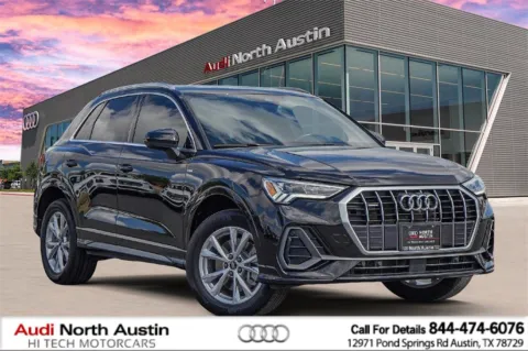 Black 2022 Audi Q3 S line Premium Plus for sale in Austin, TX