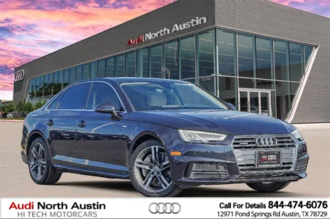 Blue 2017 Audi A4 Premium Plus for sale in Austin, TX