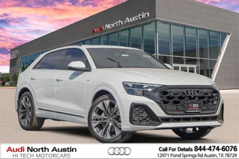 White 2026 Audi Q8 Premium Plus for sale in Austin, TX