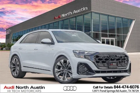 White 2026 Audi Q8 Premium Plus for sale in Austin, TX