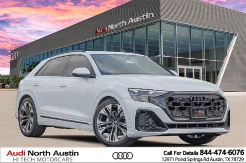 White 2026 Audi Q8 Premium Plus for sale in Austin, TX