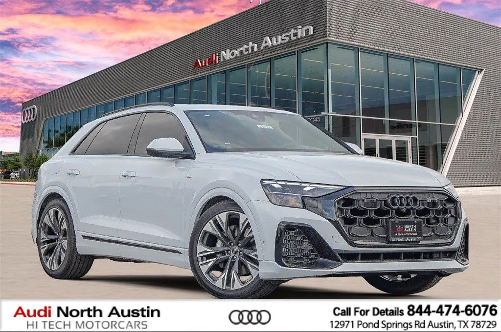 White 2026 Audi Q8 Premium Plus for sale in Austin, TX
