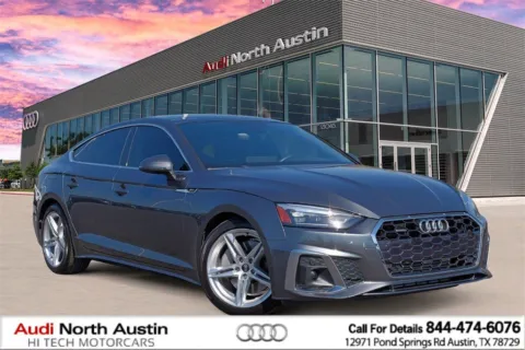 Gray 2022 Audi A5 Sportback S line Premium for sale in Austin, TX