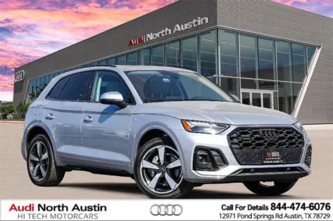 Silver 2022 Audi Q5 S line Premium Plus for sale in Austin, TX