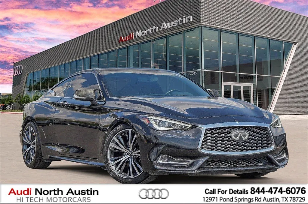 Black 2020 INFINITI Q60 3.0t LUXE for sale in Austin, TX