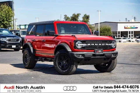 Red 2022 Ford Bronco Wildtrak for sale in Austin, TX