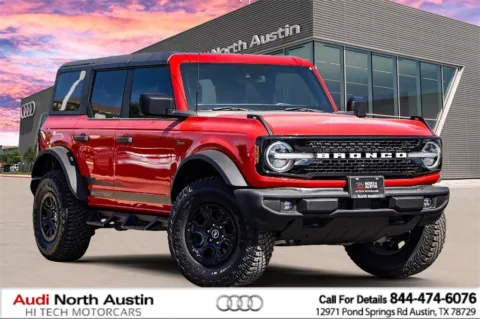 Red 2022 Ford Bronco Wildtrak for sale in Austin, TX