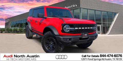 Red 2022 Ford Bronco Wildtrak for sale in Austin, TX