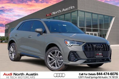 Gray 2025 Audi Q3 S line Premium for sale in Austin, TX
