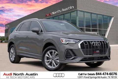 Gray 2025 Audi Q3 S line Premium for sale in Austin, TX