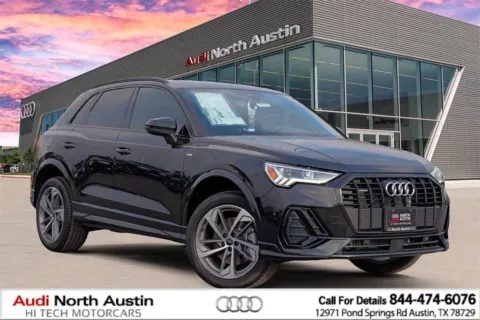 Black 2025 Audi Q3 S line Premium for sale in Austin, TX