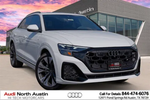 White 2025 Audi Q8 Premium Plus for sale in Austin, TX
