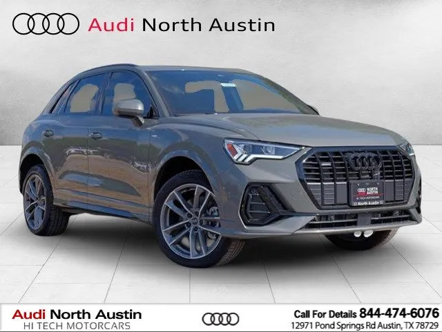 Gray 2025 Audi Q3 S line Premium for sale in Austin, TX