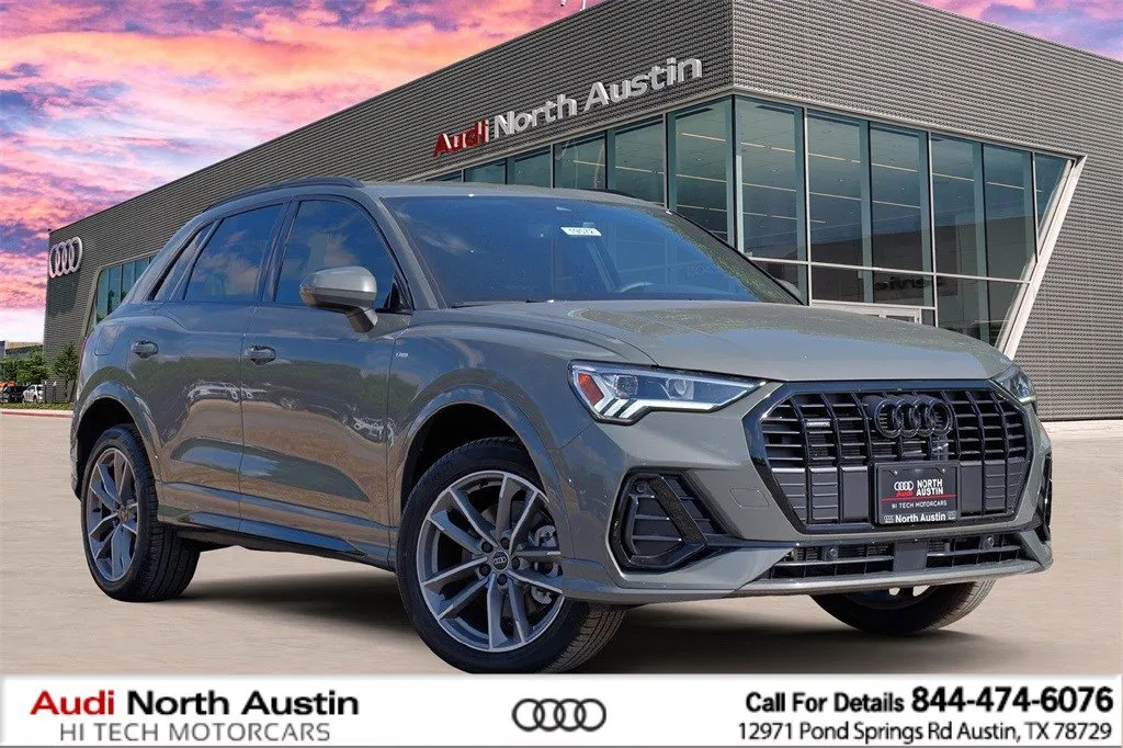 Gray 2025 Audi Q3 S line Premium for sale in Austin, TX