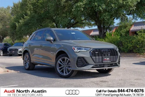 Gray 2025 Audi Q3 S line Premium for sale in Austin, TX