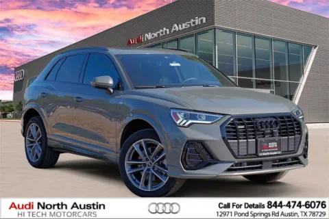 Gray 2025 Audi Q3 S line Premium for sale in Austin, TX
