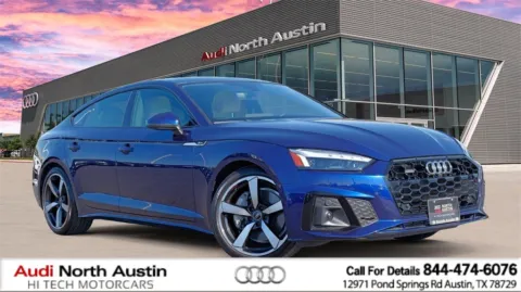 Blue 2025 Audi A5 Sportback S line Premium Plus for sale in Austin, TX