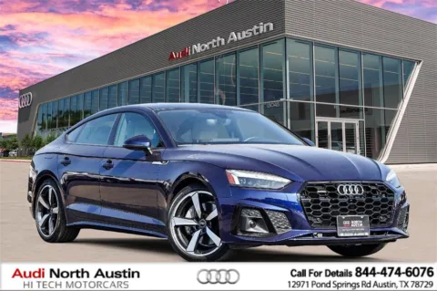 Blue 2025 Audi A5 Sportback S line Premium Plus for sale in Austin, TX