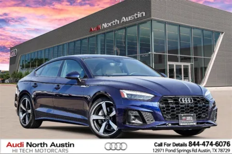 Blue 2025 Audi A5 Sportback S line Premium Plus for sale in Austin, TX