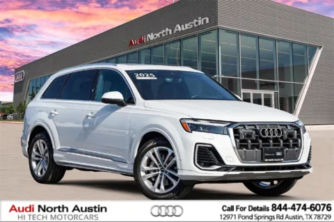White 2025 Audi Q7 Premium Plus for sale in Austin, TX