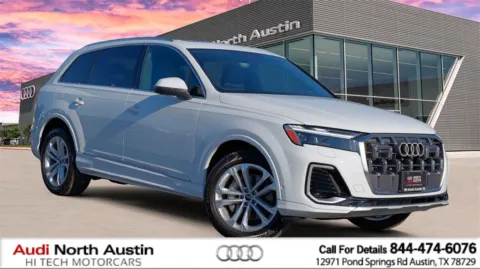 White 2025 Audi Q7 Premium Plus for sale in Austin, TX