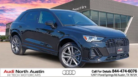 Black 2025 Audi Q3 S line Premium for sale in Austin, TX