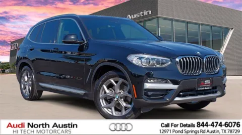 Black 2020 BMW X3 xDrive30i for sale in Austin, TX
