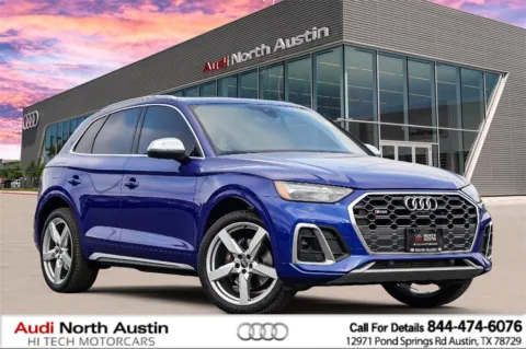 Blue 2022 Audi SQ5 Premium Plus for sale in Austin, TX