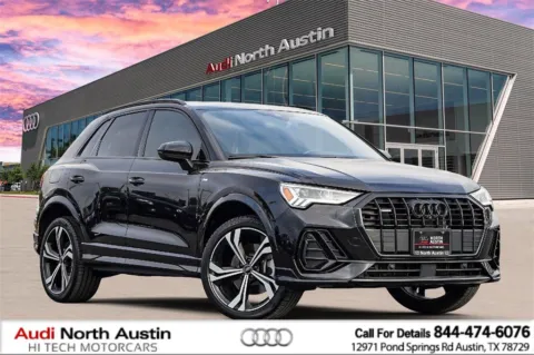 Black 2023 Audi Q3 S line Premium Plus for sale in Austin, TX