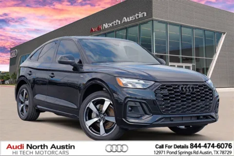 Black 2023 Audi Q5 Sportback S line Premium Plus for sale in Austin, TX