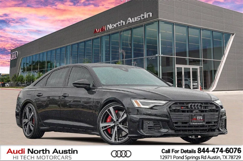 Black 2022 Audi S6 Sedan Premium Plus for sale in Austin, TX