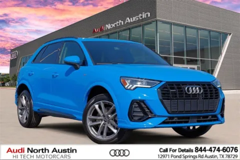 Blue 2023 Audi Q3 S line Premium for sale in Austin, TX