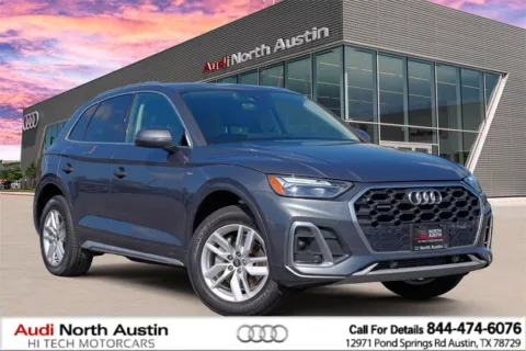 Gray 2022 Audi Q5 S line Premium for sale in Austin, TX