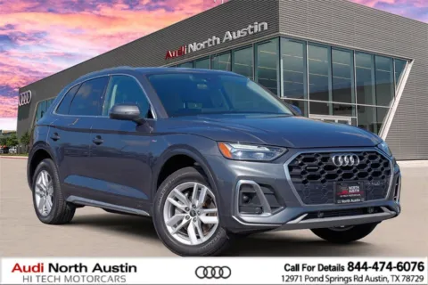 Gray 2022 Audi Q5 S line Premium for sale in Austin, TX