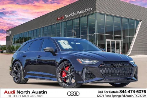 Black 2026 Audi RS 6 Avant performance for sale in Austin, TX