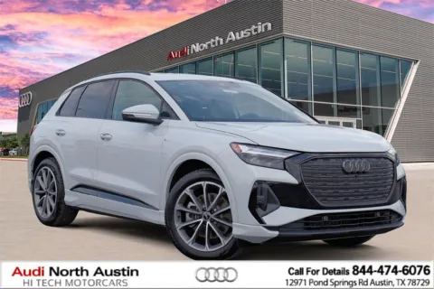 White 2026 Audi Q4 e-tron Premium Plus for sale in Austin, TX
