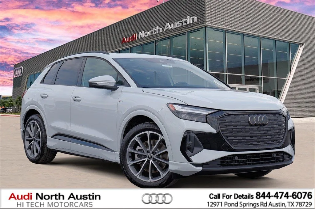 White 2026 Audi Q4 e-tron Premium Plus for sale in Austin, TX
