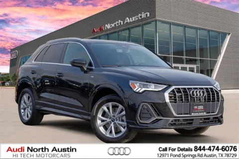 Black 2025 Audi Q3 S line Premium Plus for sale in Austin, TX